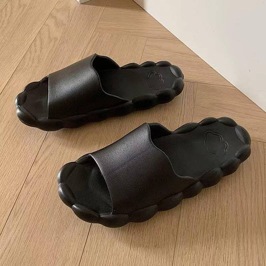 Black fashion home wading bath sandals